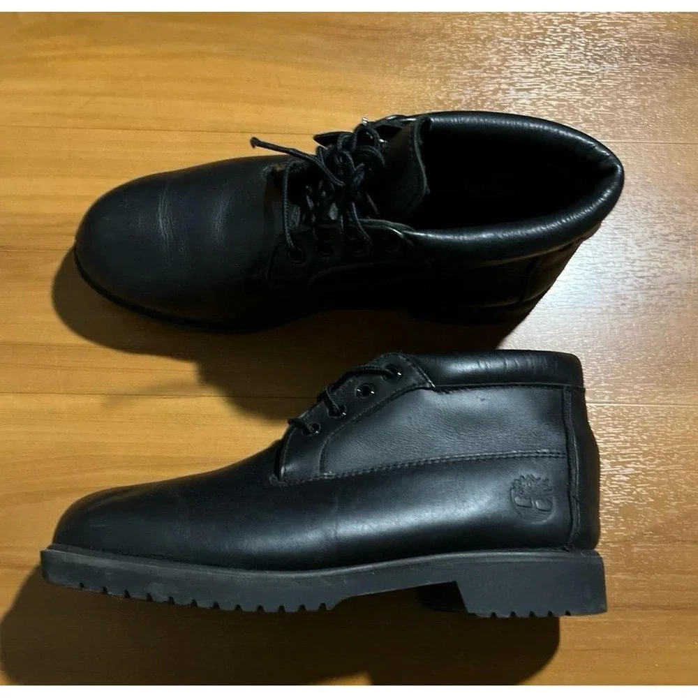 Mens Timberland 1973 Newman Waterproof Black Lace Up Chukka Boots